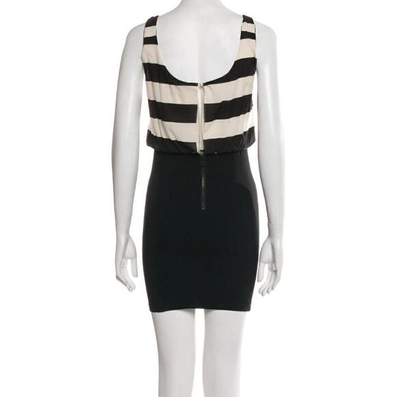 Alice + Olivia Striped Silk Mini Dress - Picture 2 of 8